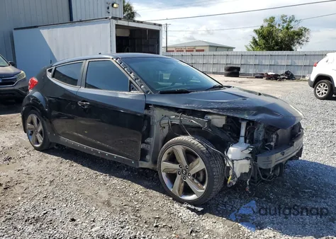 2013 Hyundai Veloster Turbo from USA, damaged, VIN KMHTC6AE8DU178833